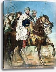 Постер Чассеро Теодор Ali Ben Ahmed, the Last Caliph of Constantine, with his Entourage outside Constantine, 1845