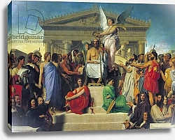 Постер Ингрес Джин Apotheosis of Homer, 1827