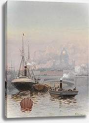 Постер Гефтлер Карл Вид На Казанский Собор С Невы