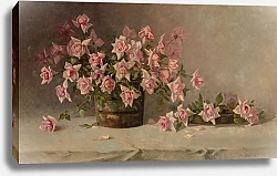 Постер Жуллен Амеде Still life with Pink Roses