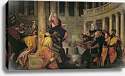 Постер Веронезе Паоло Christ with the Doctors in the Temple, 1548