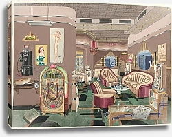 Постер Хамли Перкинс Коктейль-бар, 1946 год