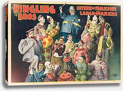 Постер Курьер Лито Ко. Братья Ринглинг компания веселых весельчаков