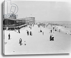 Постер The Beach at Rockaway, N.Y.