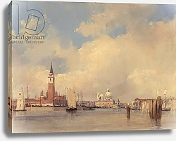 Постер Бонингтон Ричард View in Venice, with San Giorgio Maggiore, 1826