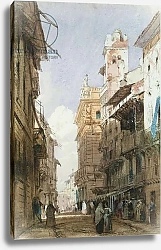 Постер Бонингтон Ричард Corso Sant'Anastasia, Verona, with the Palace of Prince Maffei, 1826