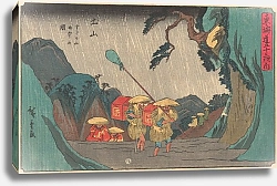 Постер Утагава Хирошиге (яп) Tsuchiyama