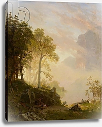Постер Бирштад Альберт The Merced River in Yosemite, 1868