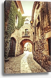 Постер Испания. побережье Коста-Брава. Пальс 