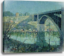 Постер Лоусон Эрнест Весенняя ночь, река Гарлем