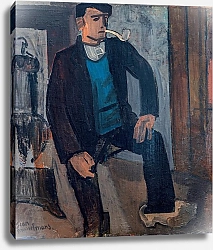 Постер Брюссельманс Жан Man met pijp