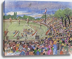 Постер Ласке Оскар Fußballmatch im Stadion