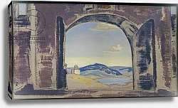 Постер Рерих Николай Study for a Painting, c.1922