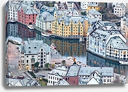 Постер Город Олесунн, Норвегия