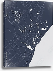Постер План города Ньюкасл, Великобритания