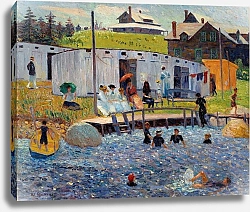 Постер Глакенс Уильям Джеймс Время купания, Честер, Новая Шотландия