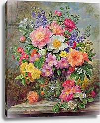 Постер Уильямс Альберт (совр) June Flowers in Radiance