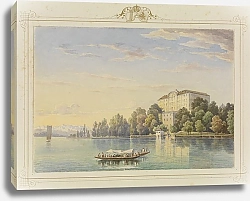Постер Фроммель Карл Альбом острова Майнау; вид на замок с озера