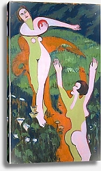 Постер Кирхнер Людвиг Эрнст Ballspielerinnen