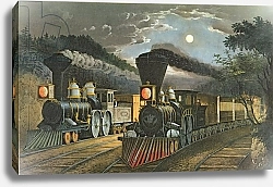 Постер Курье Н. The Lightning Express Trains, 1863