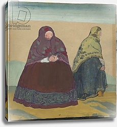 Постер Рерих Николай Costume design for Rimsky-Korsakov's opera 'The Tale of Tsar Saltan', 1919