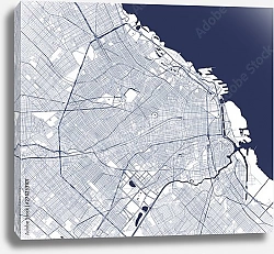 Постер План города Буэнос-Айрес, Аргентина