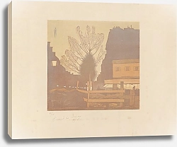 Постер Жуайо Амеде Travaux du métropolitain, Chantier boulevard de Courcelles