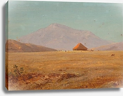 Постер Черч Фредерик Горное плато с хижиной