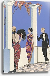 Постер Барбье Джордж Вкус шалей.