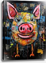 Постер Bizarre animals. Pig