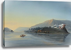 Постер Штунц Иоганн Батист Vue de l’Isle de St. Pierre sur le Lac de Bienne