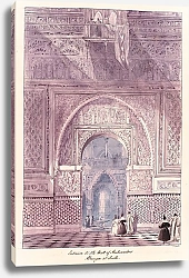 Постер Смит Чарльз Гамильтон Entrance to the Hall of Ambassadors, Alcazar at Seville