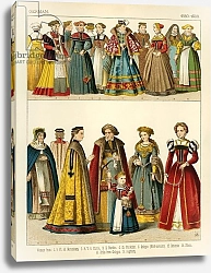 Постер Критцмейстер Альберт (грав) German Costume 1550-1600 3