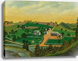Постер Хофманн Чарльз К. View of Benjamin Reber’s Farm