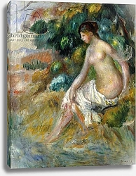 Постер Ренуар Пьер (Pierre-Auguste Renoir) Nude in a Forest; Nu dans la Verdure, 1887