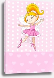 Постер Маленькая фея-блондинка