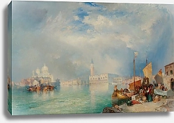 Постер Моран Томас Вход в Гранд-Канал, Венеция