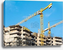 Постер Строительство современных зданий