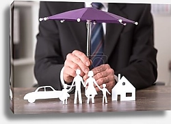 Постер Concept of insurance