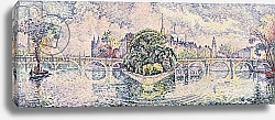 Постер Синьяк Поль (Paul Signac) The Vert Galant Garden; Le Jardin du Vert Galant, c.1928