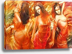 Постер Три женские фигуры 2