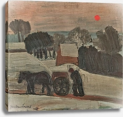 Постер Брюссельманс Жан Soleil couchant en Brabant