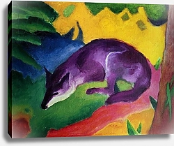 Постер Марк Франц (Marc Franz) Blue Fox, 1911