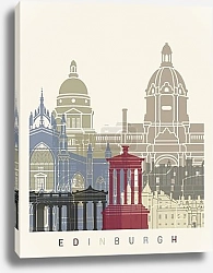Постер Эдинбургская панорама: Вдохновение с Холма Артура