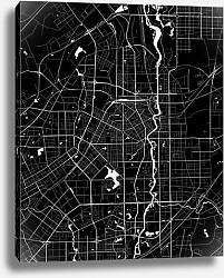 Постер План города Чанчунь, Китай