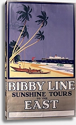 Постер Школа: Английская 20в. Poster advertising 'Bibby Line Sunshine Tours'