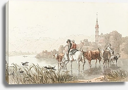 Постер Бидерманн Йоханн Kirchberg, von Südwesten