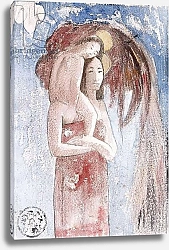 Постер Гоген Поль (Paul Gauguin) I greet thee Maria, c.1894