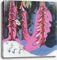 Постер Кирхнер Людвиг Эрнст Am Waldrand