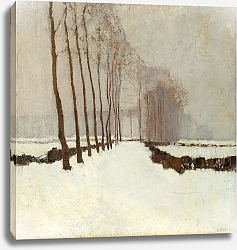 Постер Офи Уолтер Pappeln im Winter